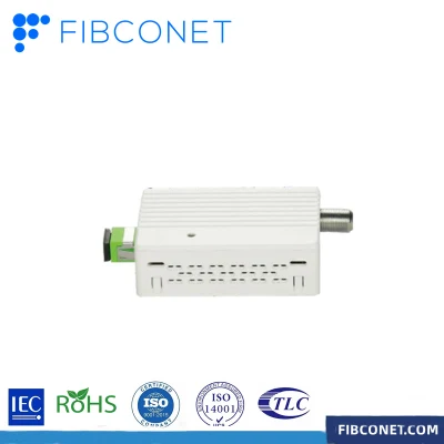 Ricevitore FTTH Wdm in fibra ottica/nodo ottico per TV analogica e digitale